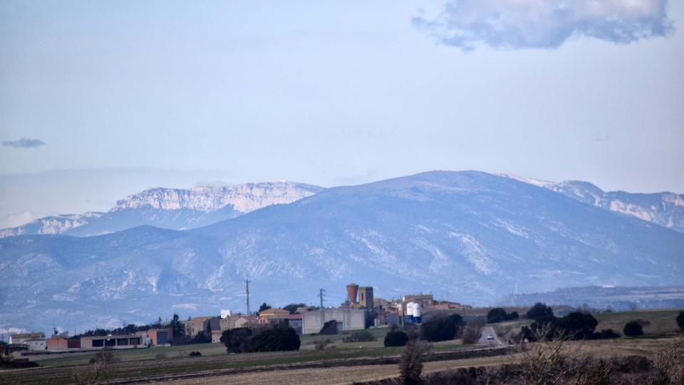 3.2.2018 vista del poble  Vicfred -  Ramon Sunyer