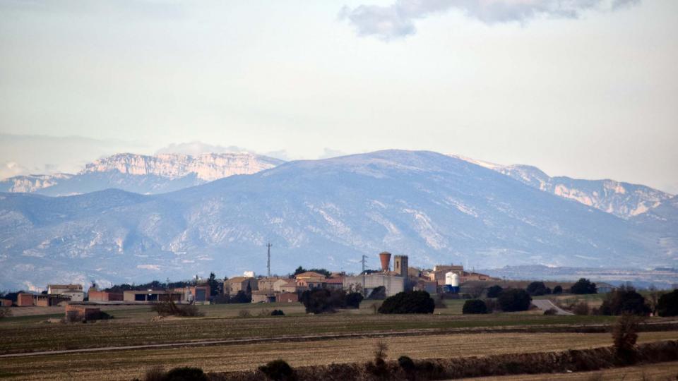 3.2.2018 vista del poble  Vicfred -  Ramon Sunyer