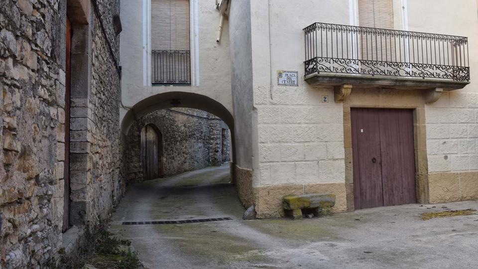 3.2.2018 pas cobert de la plaça  Vicfred -  Ramon Sunyer