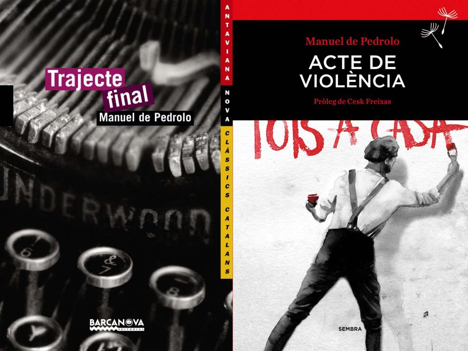 Trajecte final i acte de violència dues obres de Pedrolo -  Trajecte final i acte de violència dues obres de Pedrolo -