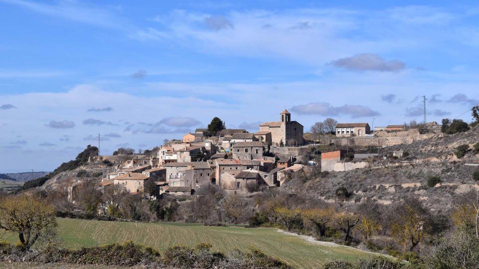 18.2.2018 vista del poble  Vilagrasseta -  Ramon Sunyer