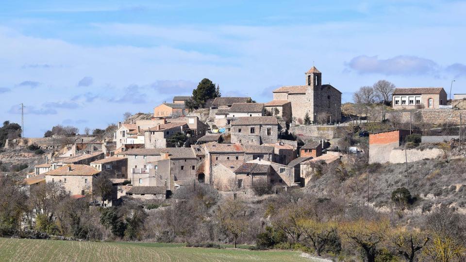 18.2.2018 vista del poble  Vilagrasseta -  Ramon Sunyer