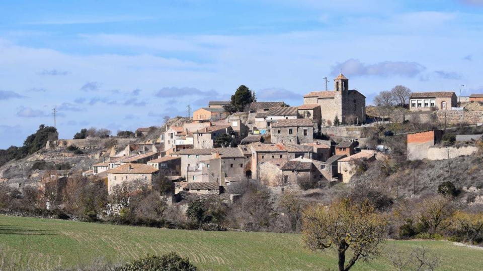 18.2.2018 vista del poble  Vilagrasseta -  Ramon Sunyer