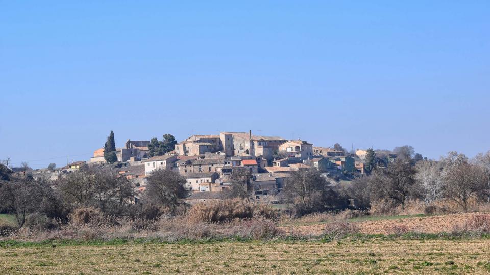 25.2.2018 Vista del poble  La Prenyanosa -  Ramon Sunyer