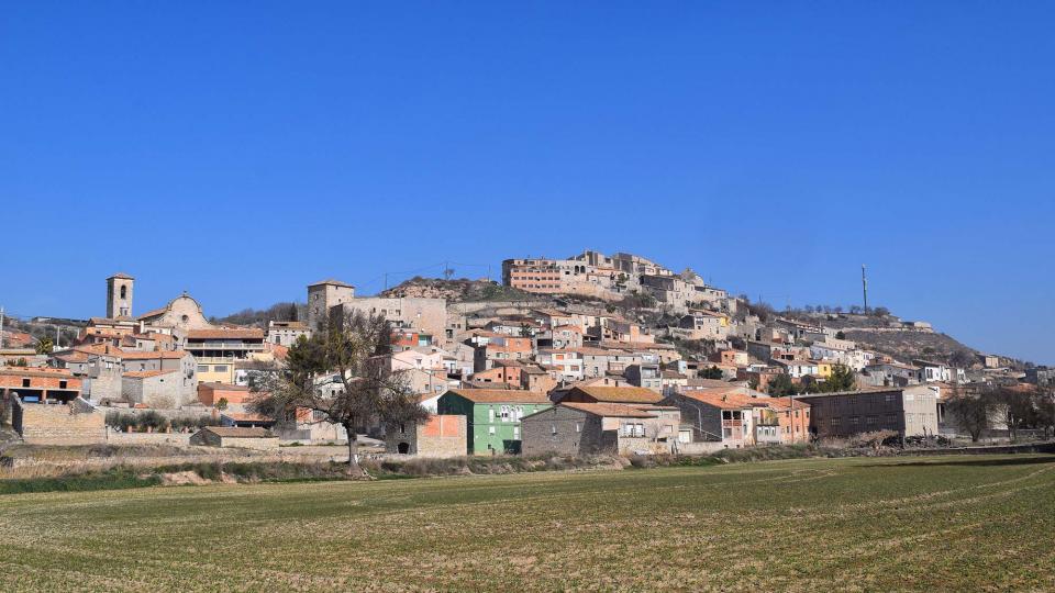 25.2.2018 Vista del poble  Les Oluges -  Ramon Sunyer