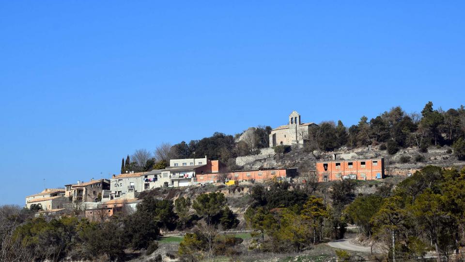 25.2.2018 vista del poble  Gàver -  Ramon Sunyer