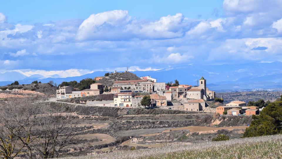 3.3.2018 vista del poble  Rubinat -  Ramon Sunyer