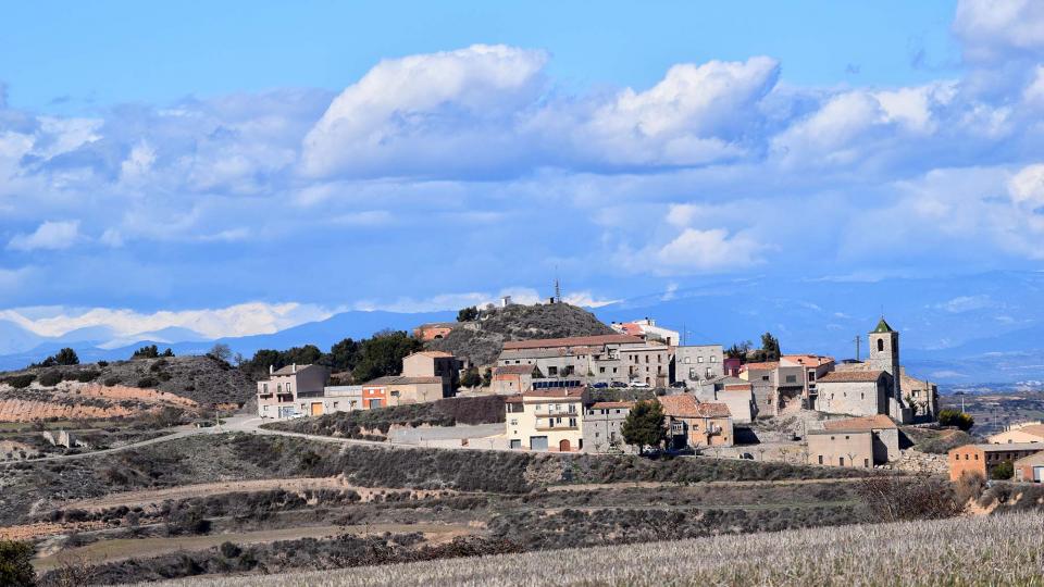 3.3.2018 vista del poble  Rubinat -  Ramon Sunyer