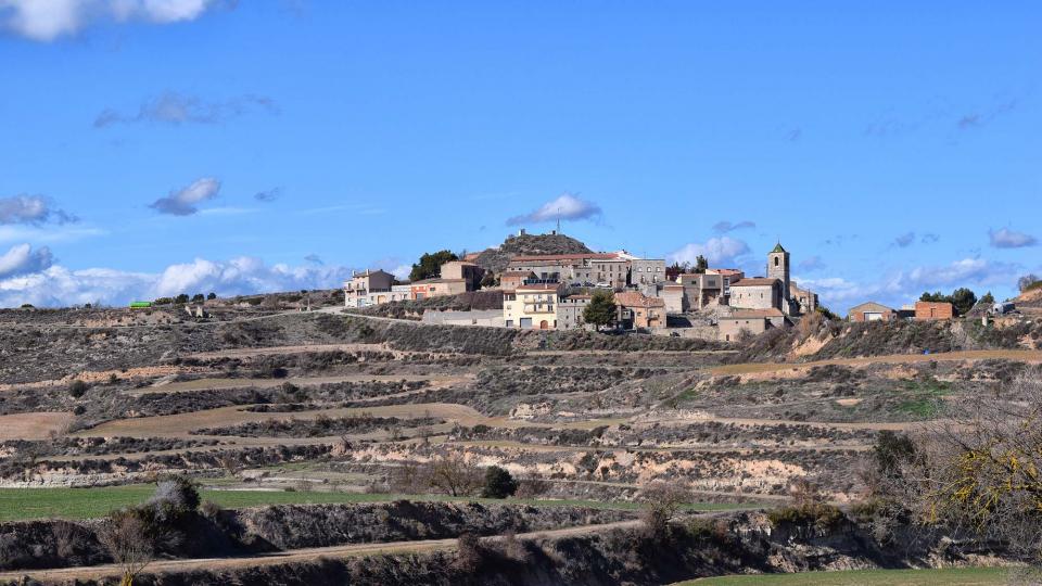 3.3.2018 vista del poble  Rubinat -  Ramon Sunyer