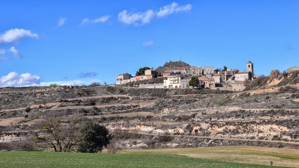 3.3.2018 vista del poble  Rubinat -  Ramon Sunyer