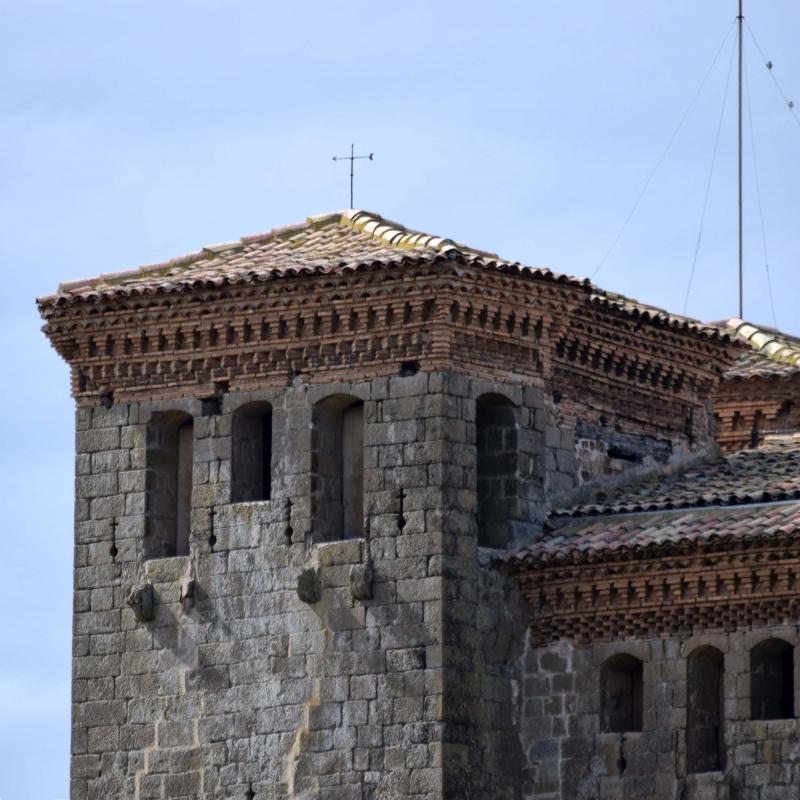 4.3.2018 castell detall torre  Montcortès de Segarra -  Ramon Sunyer