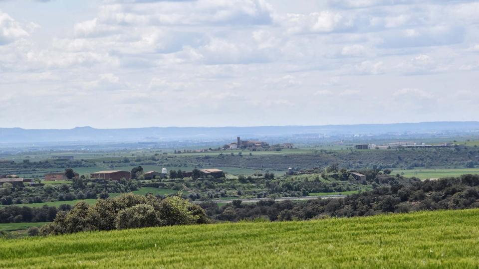 30.4.2018 Vista de Bellver d'Ossò  Les Pallargues -  Ramon Sunyer