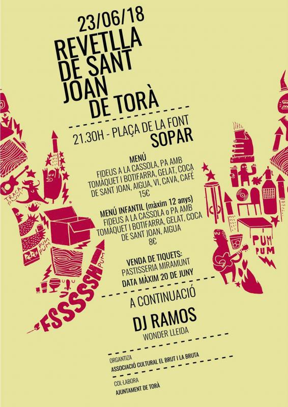 Revetlles de Sant Joan 2018 Torà -  Revetlles de Sant Joan 2018 Torà -