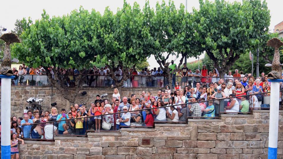 21 de Juliol de 2018 espectacle de dansa aquàtica a la font  Guissona -  Ramon Sunyer