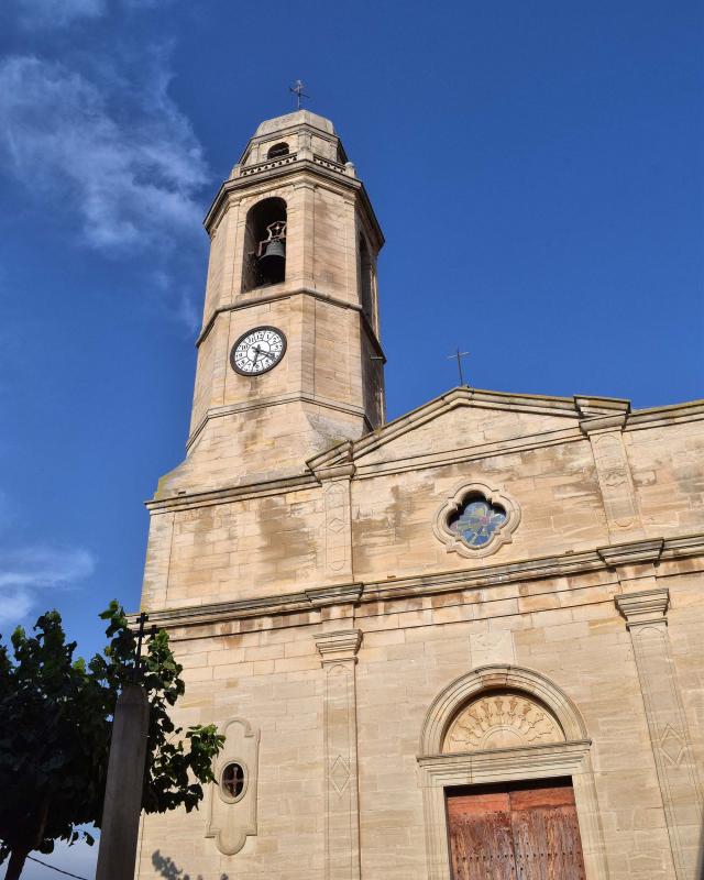 església de la Transfiguració, neoclàssica 12.8.2018 església de la Transfiguració, neoclàssica Rocafort de Vallbona - Ramon Sunyer
