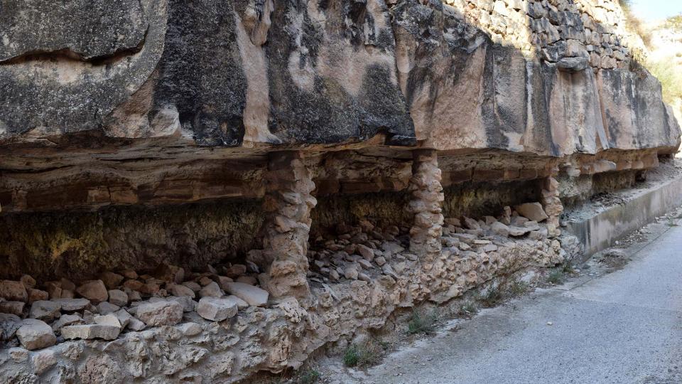 muralla 12.8.2018 muralla Rocafort de Vallbona - Ramon Sunyer