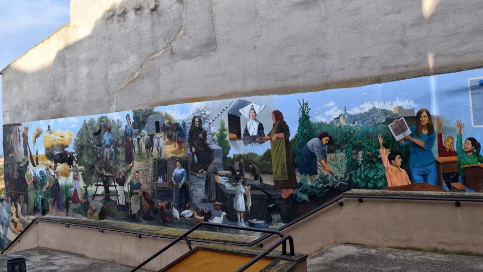 12.8.2018 murals  Maldà -  Ramon Sunyer