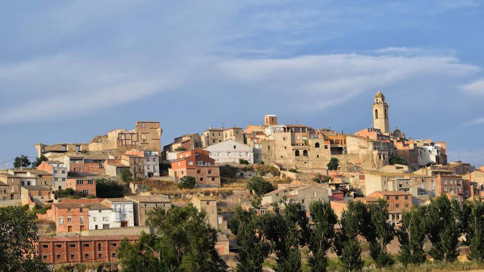 12.8.2018 vista del poble  Maldà -  Ramon Sunyer