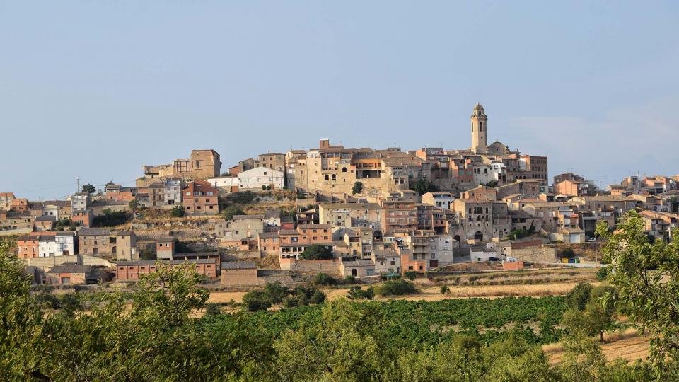 12.8.2018 vista del poble  Maldà -  Ramon Sunyer