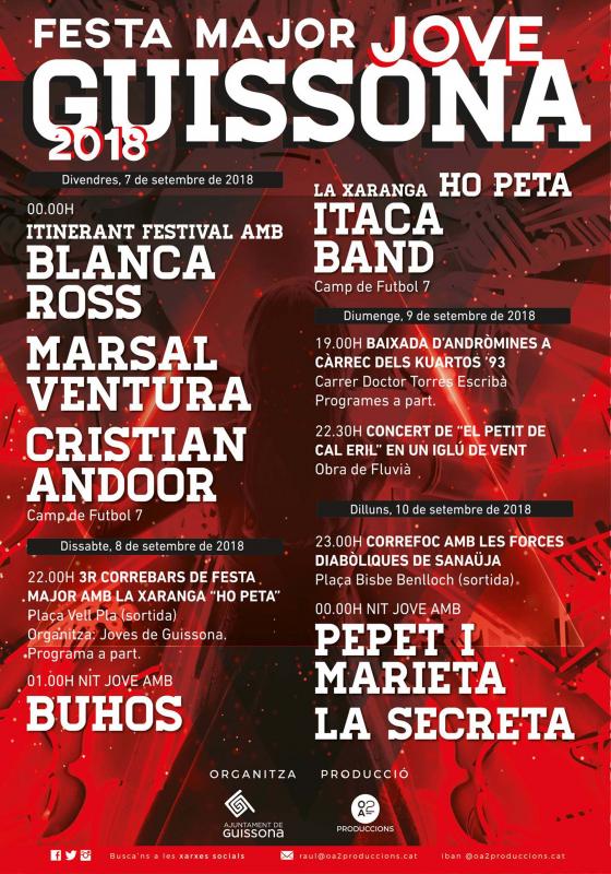 Festa major jove de Guissona 2018 - Guissona