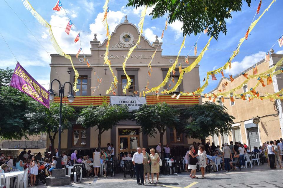 9 de Setembre de 2018 Sardanes a la plaça  Guissona -  Ramon Sunyer