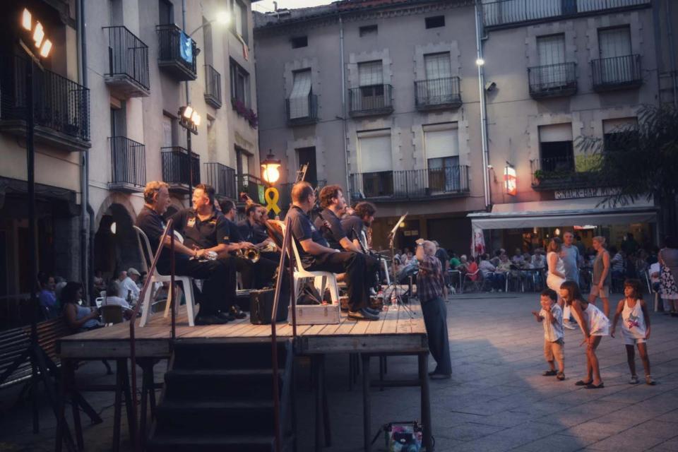 21.8.2018 Sardanes a la plaça  Santa Coloma de Queralt -  Ramon Sunyer