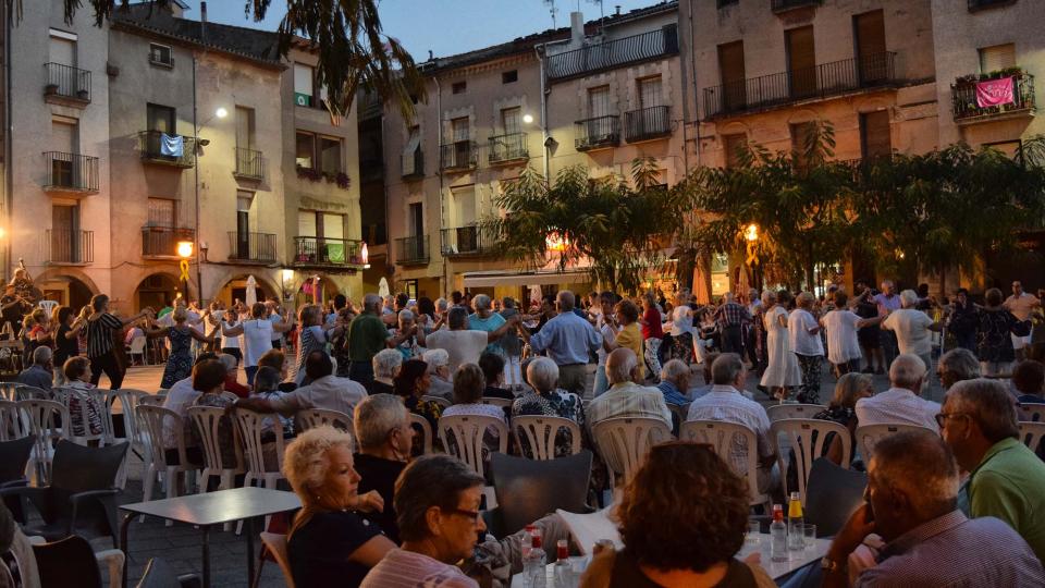 21 de Agost de 2018 Sardanes a la plaça  Santa Coloma de Queralt -  Ramon Sunyer