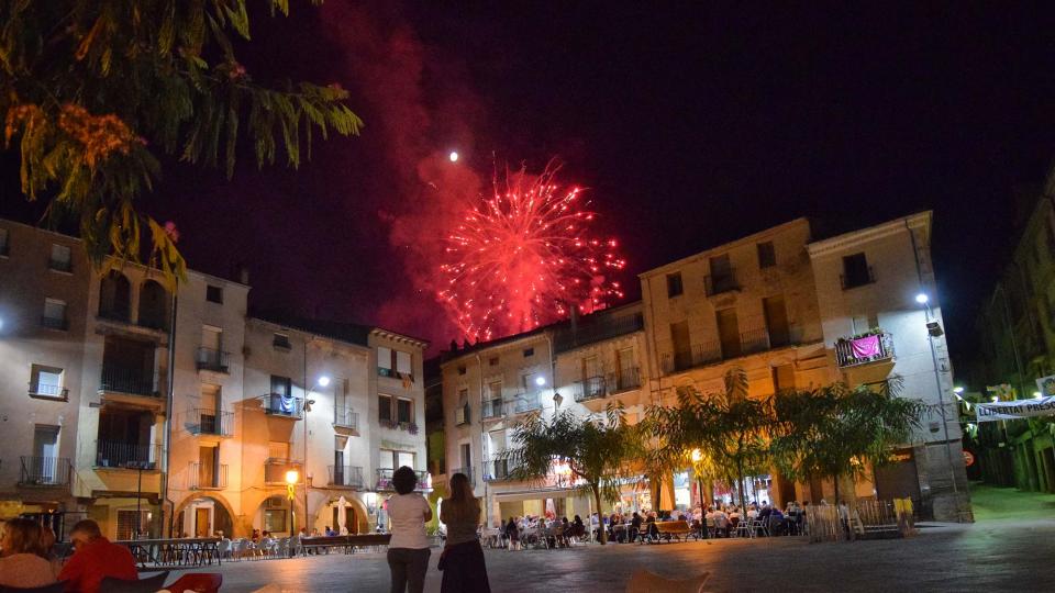 21 de Agost de 2018 Castell de focs  Santa Coloma de Queralt -  Ramon Sunyer