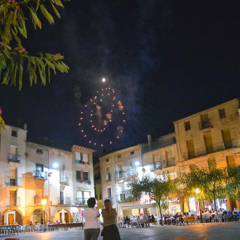 21.8.2018 Castell de focs  Santa Coloma de Queralt -  Ramon Sunyer