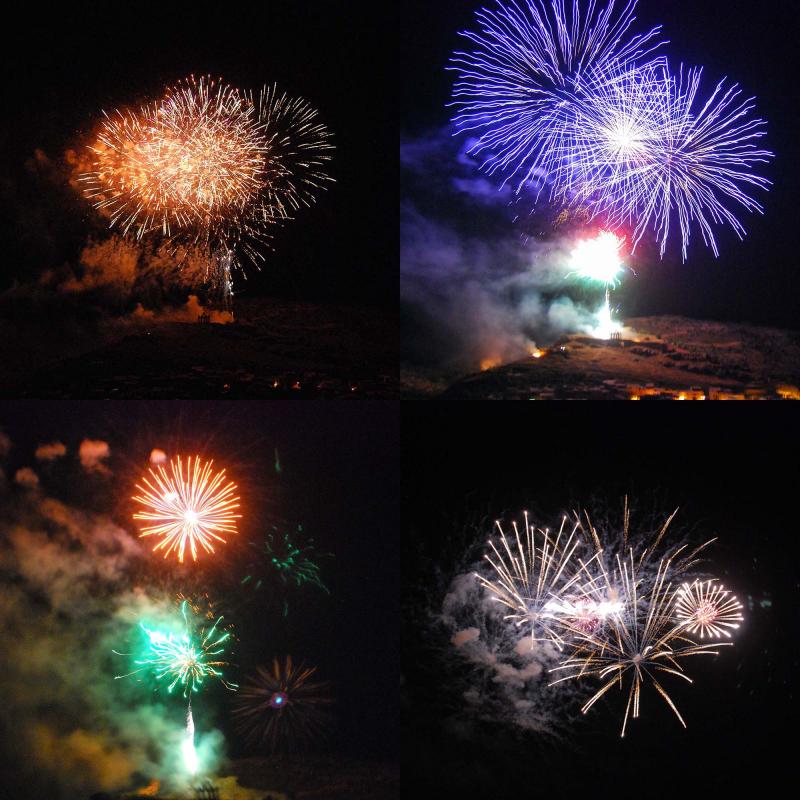 7.9.2017 Castell de focs  Sanaüja -  Ramon Sunyer