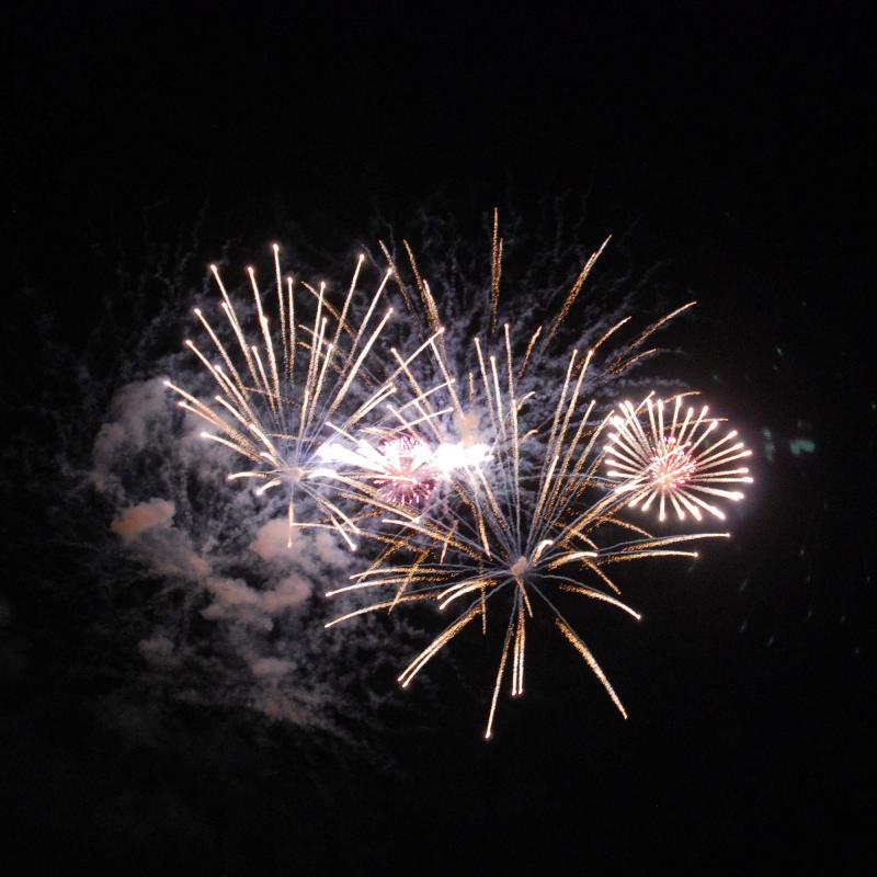 7 de Setembre de 2017 Castell de focs  Sanaüja -  Ramon Sunyer