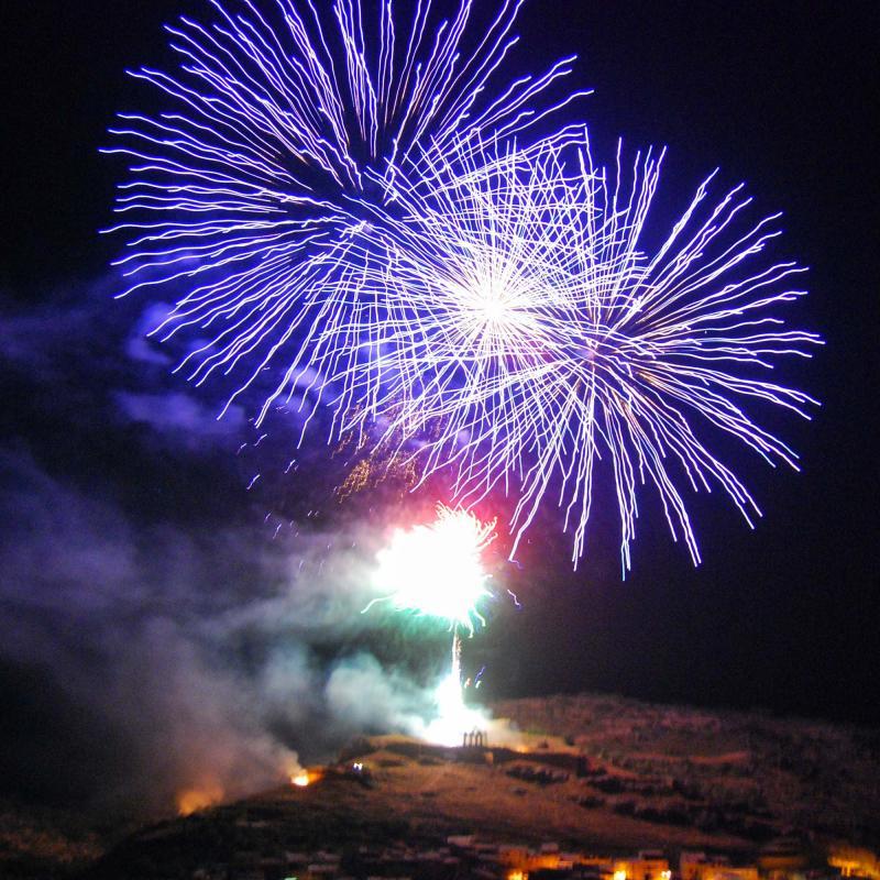 7.9.2017 Castell de focs  Sanaüja -  Ramon Sunyer