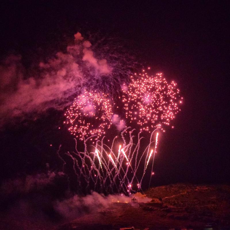 8.9.2018 Castell de focs  Sanaüja -  Ramon Sunyer