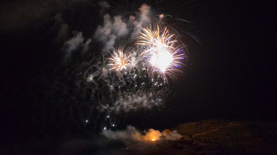 8.9.2018 Castell de focs  Sanaüja -  Ramon Sunyer