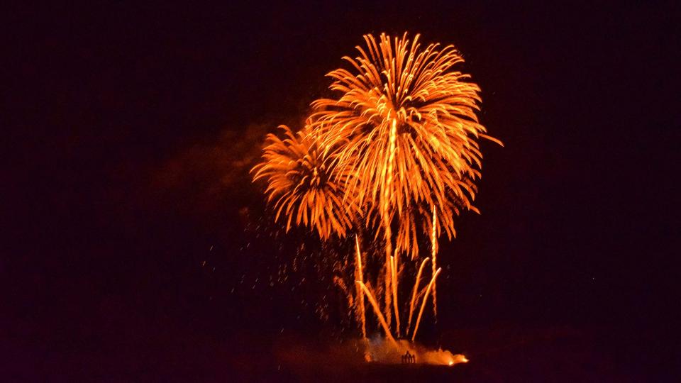 8.9.2018 Castell de focs  Sanaüja -  Ramon Sunyer