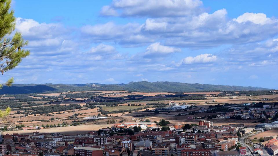 7.10.2018 Vista de Calaf des de Sant Sebastià  Calaf -  Ramon Sunyer