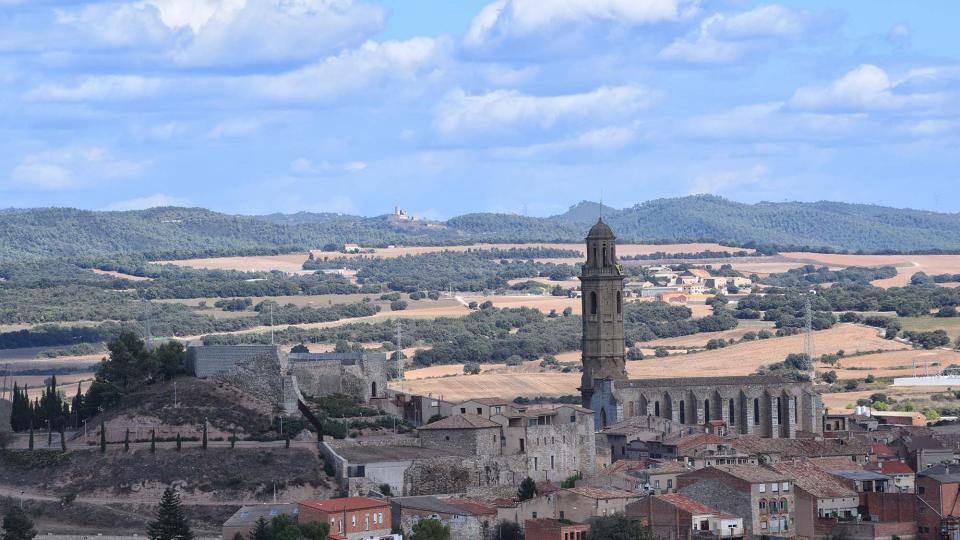 7.10.2018 Vista de Calaf des de Sant Sebastià  Calaf -  Ramon Sunyer