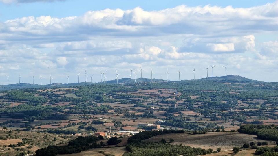 7.10.2018 Vista dels Prats de Rei des de Sant Sebastià  Calaf -  Ramon Sunyer