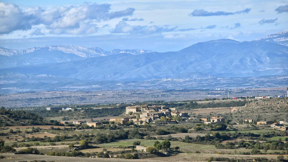 19.11.2018 vista del poble  Granyanella -  Ramon Sunyer