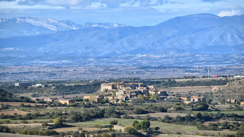 19.11.2018 vista del poble  Granyanella -  Ramon Sunyer