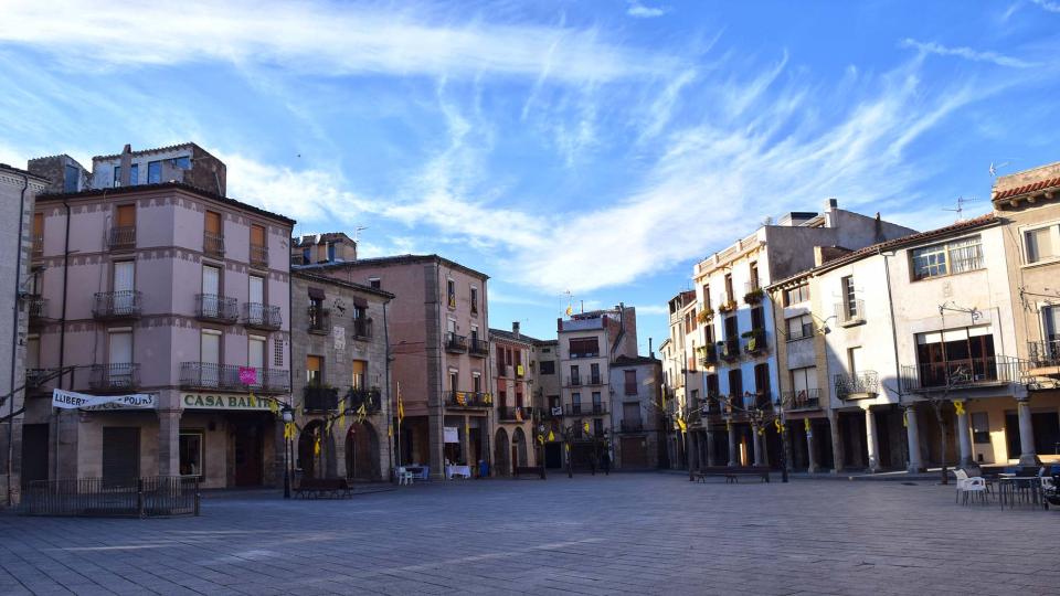 3.11.2018 Plaça major  Santa Coloma de Queralt -  Ramon Sunyer