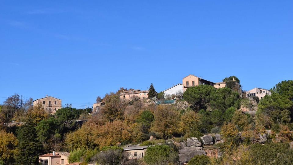 9.12.2018 vista del poble  Aguilar de Segarra -  Ramon Sunyer