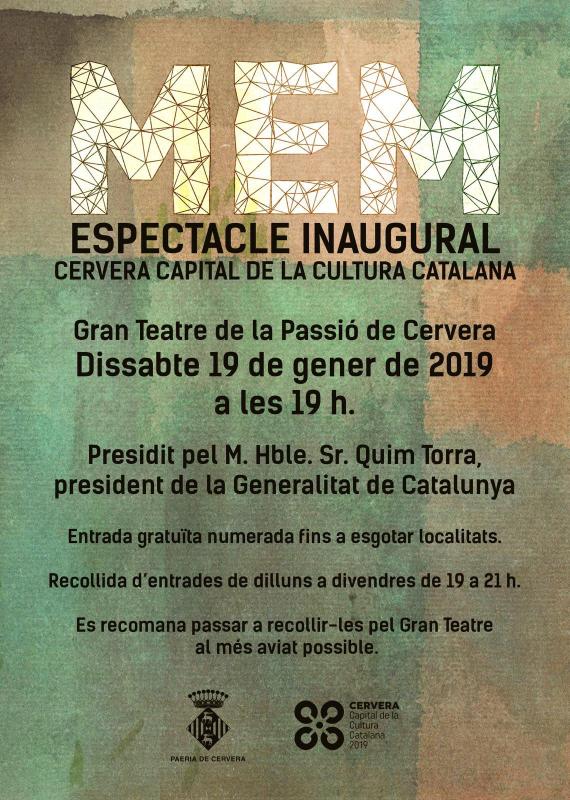 Estrena de l'espectacle MEM - 