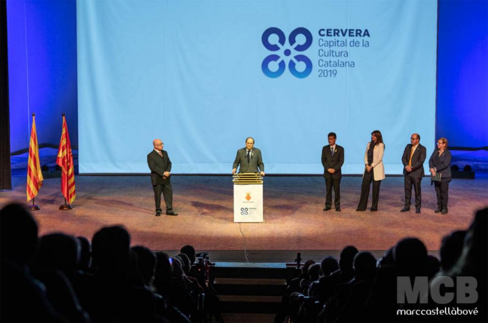 19.1.2019 Parlament de Quim Torra, president de la Generalitat de Catalunya  Cervera -  Marc Castellà Bové