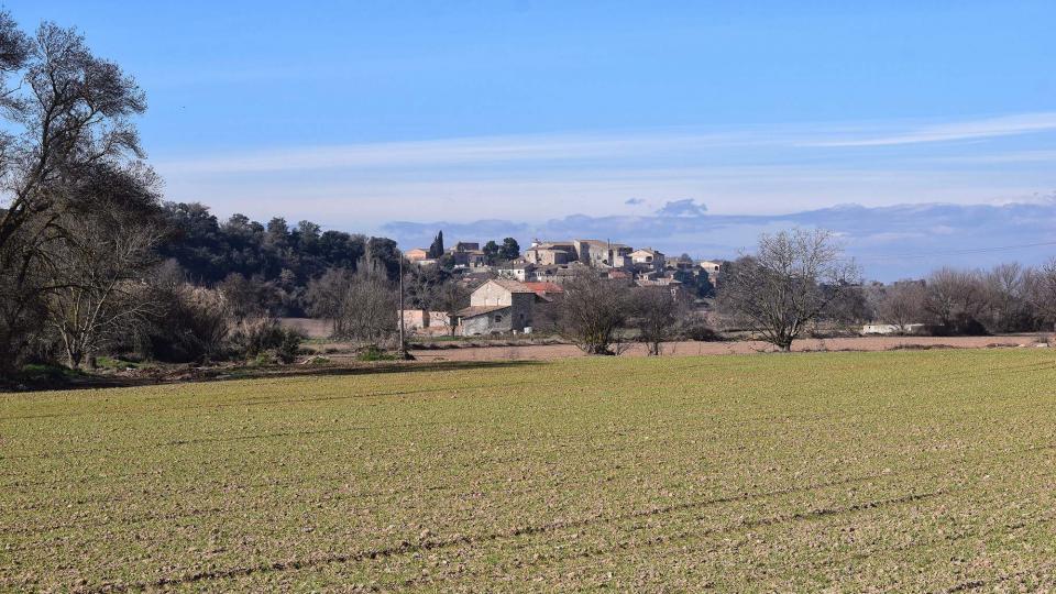 10.2.2019 vista del poble  La Prenyanosa -  Ramon Sunyer