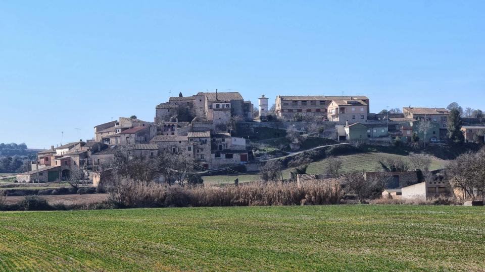 10.2.2019 vista del poble  La Prenyanosa -  Ramon Sunyer