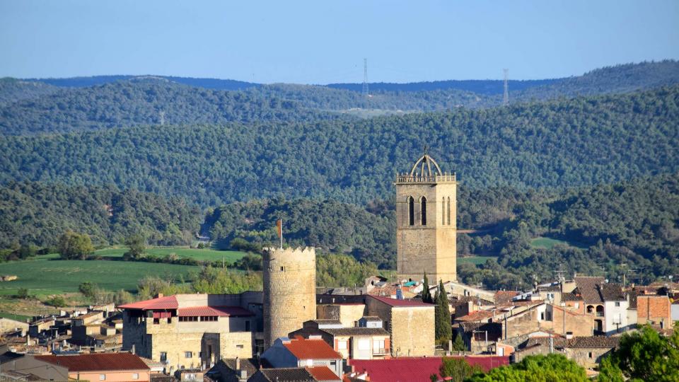 27 de Abril de 2019 Vista del poble  Santa Coloma de Queralt -  Ramon Sunyer