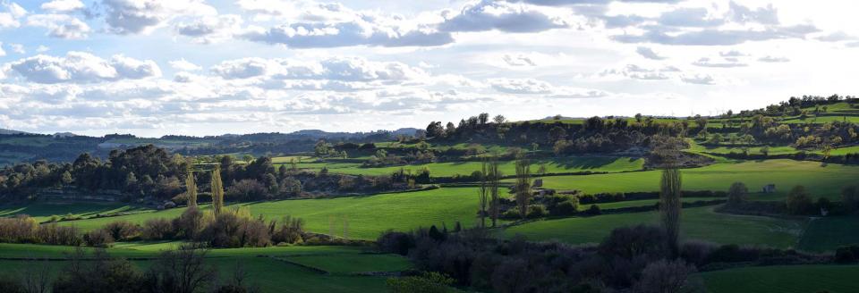 27 de Abril de 2019 Panoràmica del Gaià  Santa Coloma de Queralt -  Ramon Sunyer