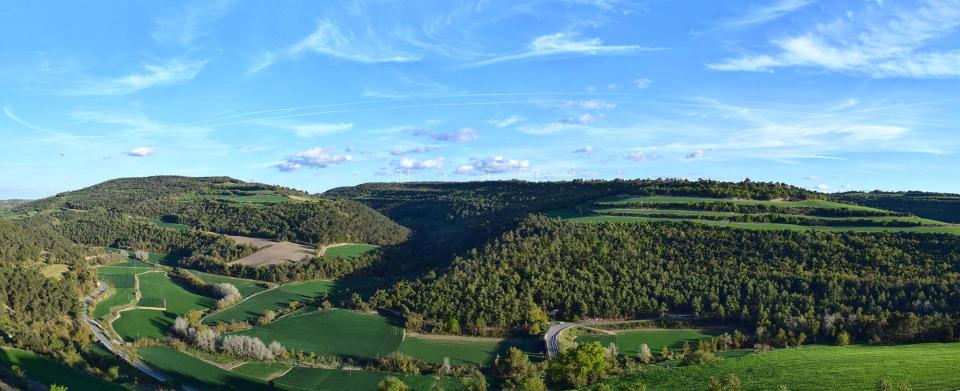 27 de Abril de 2019 Panoràmica de les Obagues del Corb  L'Albió -  Ramon Sunyer