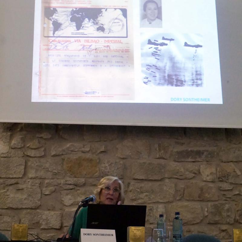 31.5.2019 Conferència de Dory Sontheimer  Santa Coloma de Queralt -  Jesús i Isabel @IStolpersteine